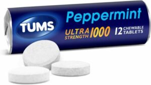 Tums Roll Ultra Peppermint 12ct